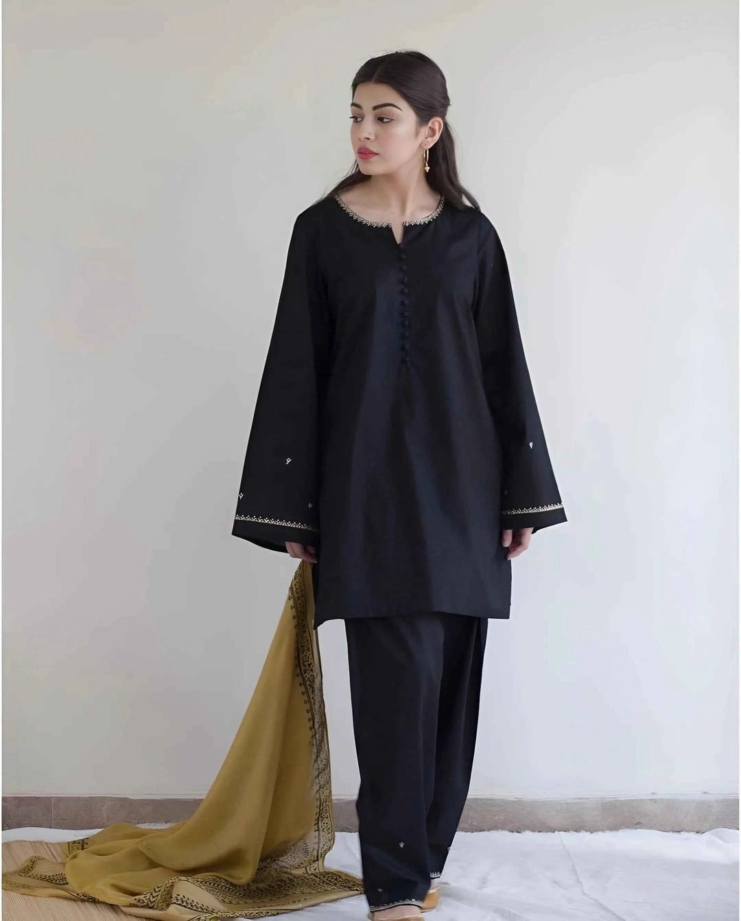 AISLING EMBROIDERED LAWN 3pc (SL-121)