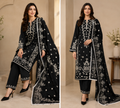 IZEL | LUXURY EMBROIDERED DHANAK UNSTICHED 3pc | SL1043