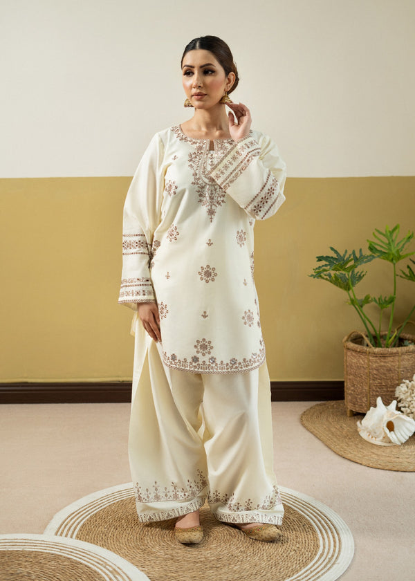 URGE | LUXURY EMBROIDERED DHANAK UNSTICHED 2pc | SL-6283