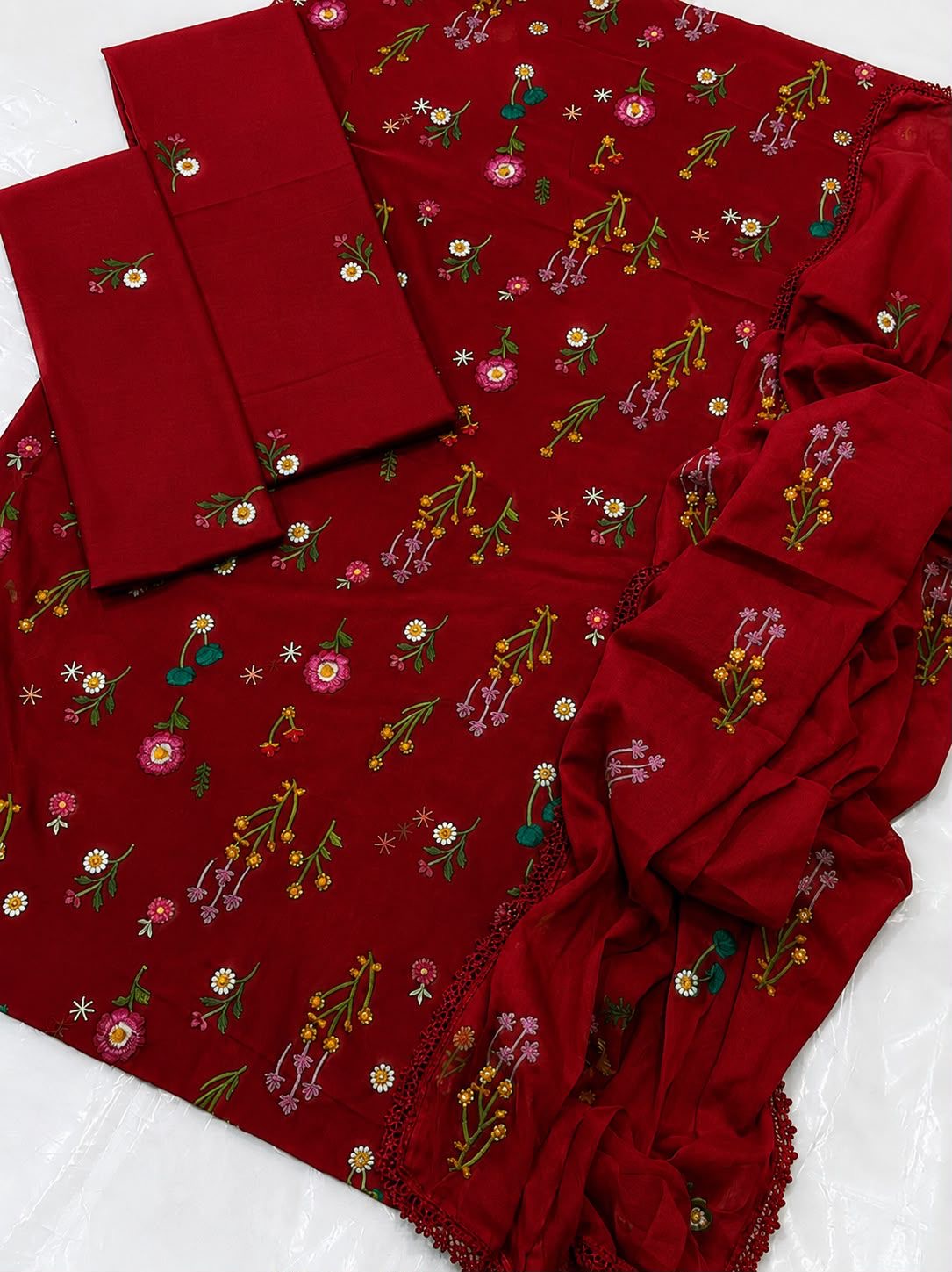 ANEELA’s | LUXURY DHANAK EMBROIDERED UNSTITCHED 3pc | SL-944