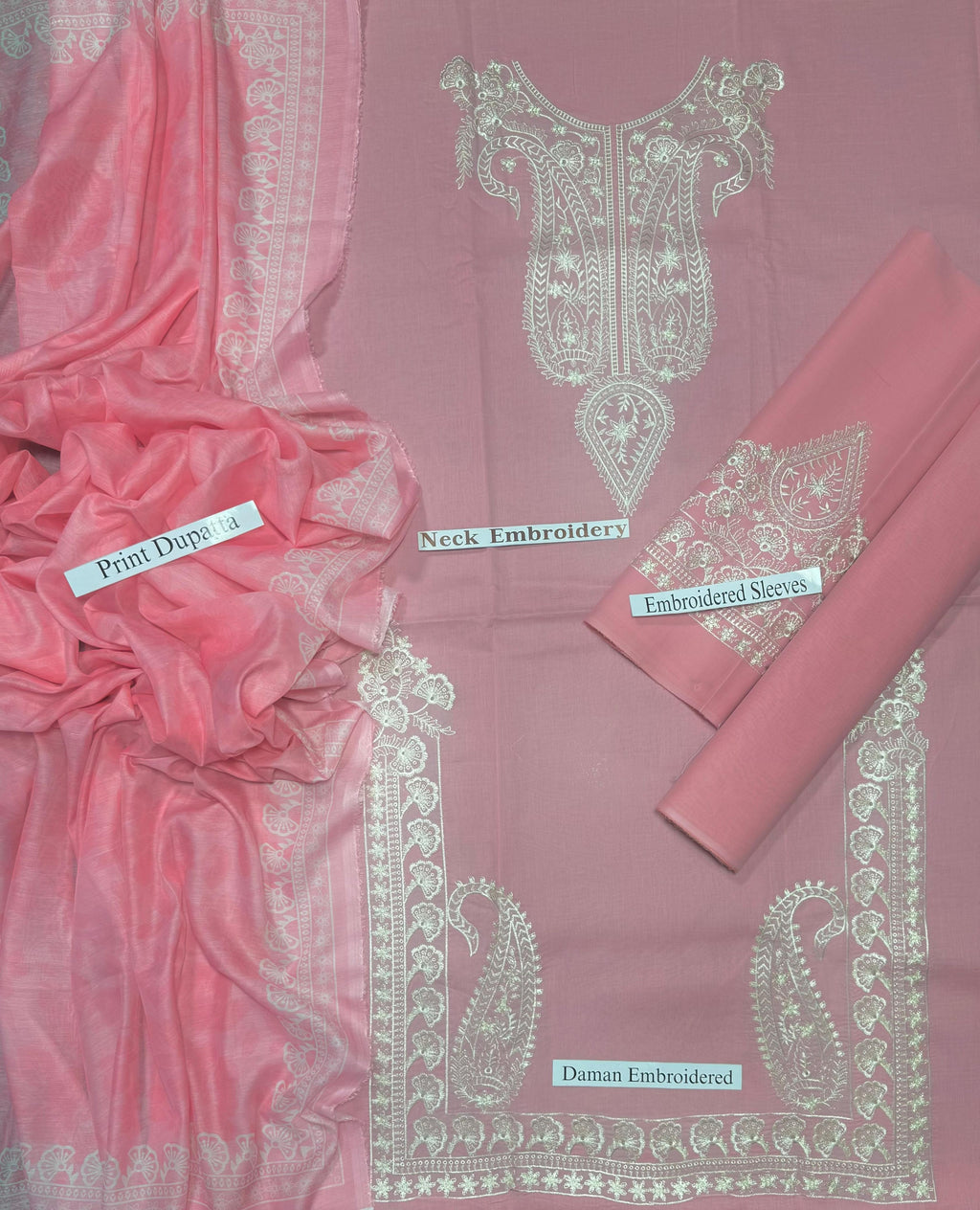 LIMELIGHT-HEAVY EMBROIDERED LAWN 3pc (SL-891)