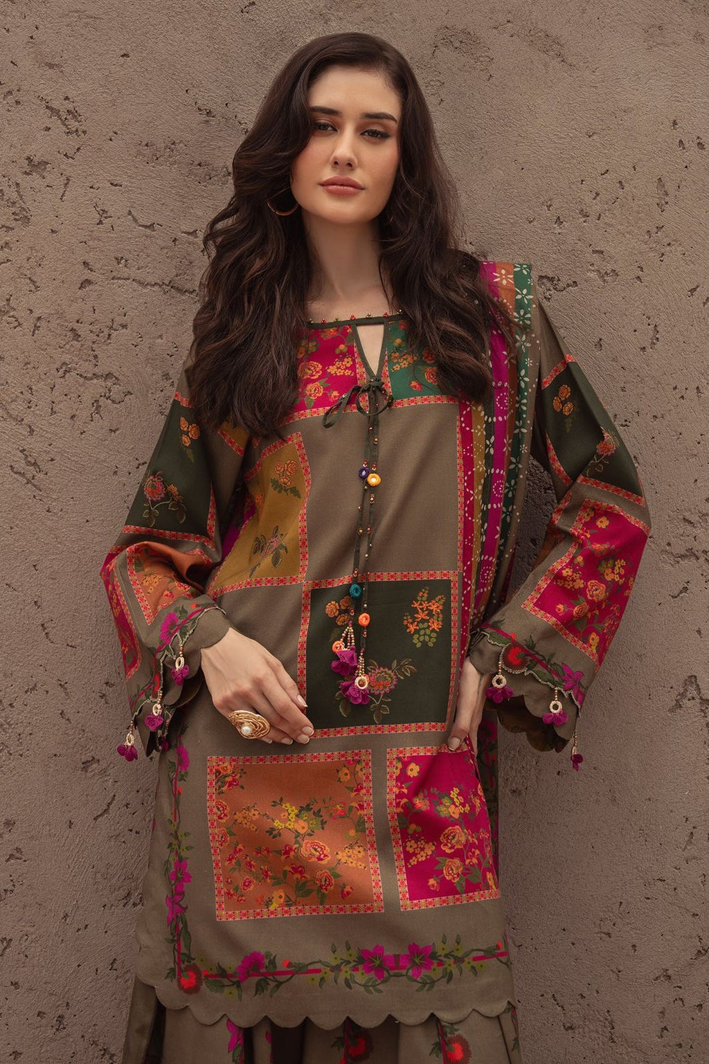 KHAADI-PRINTED LAWN UNSTICHED 3pc (SL-1139)