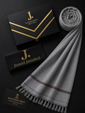 J. PREMIUM WOOL SHAWL | SL-646 | Silver Grey
