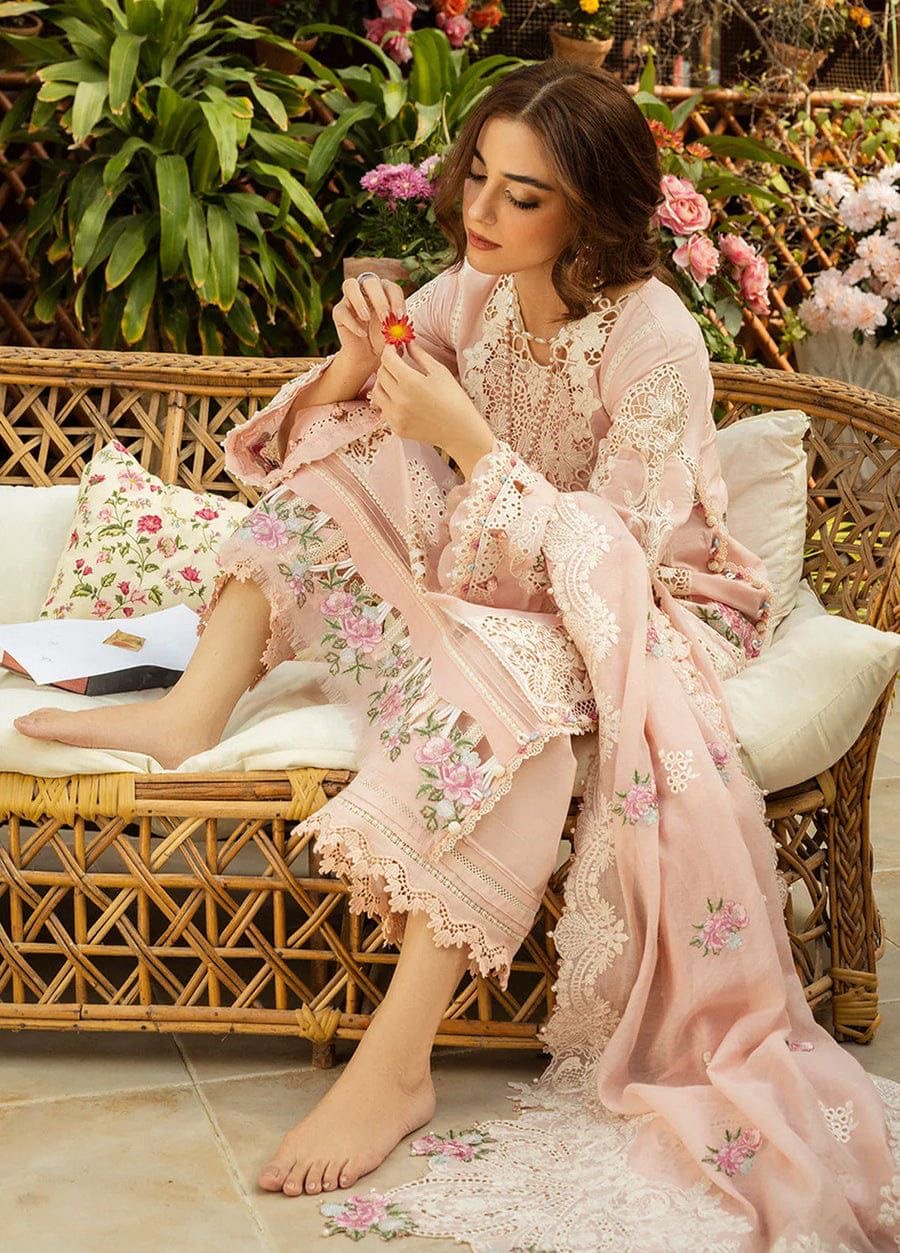 ELAF | LUXURY EMBROIDERED LAWN UNSTICHED 3pc | SL-4188
