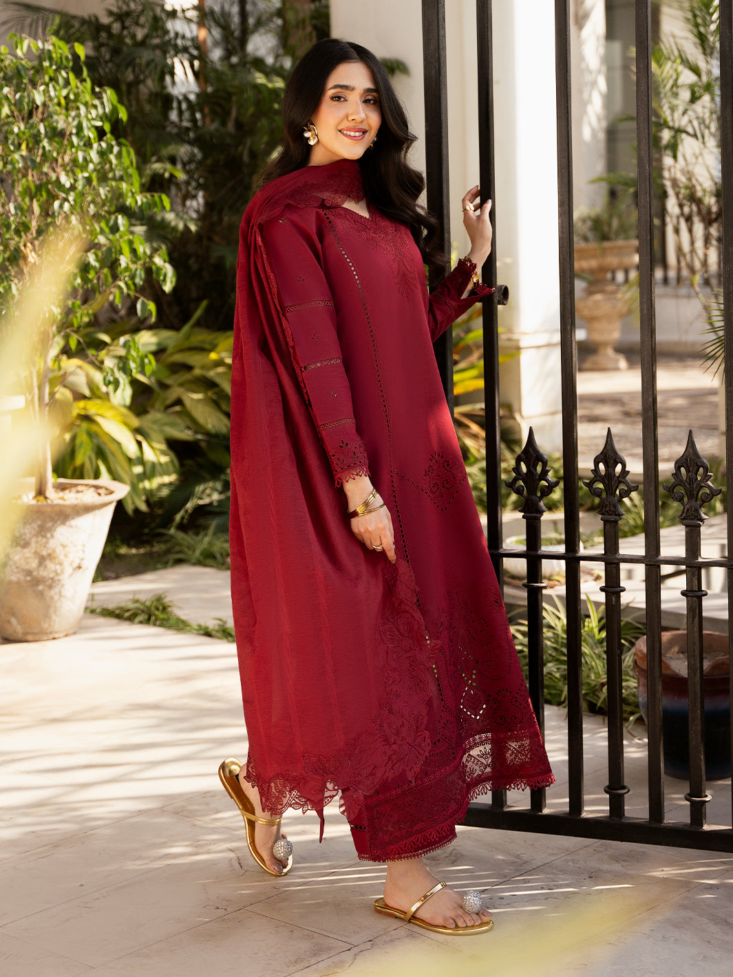 IZEL | RAHMA | FESTIVE COLLECTION | EMBROIDERED 3pc | SL-348