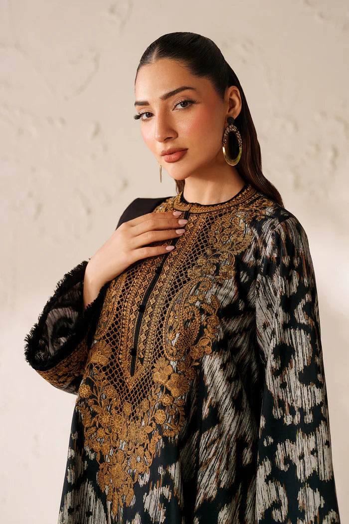 Baroque Printed Embroidered Unstiched 3pc (SL455)