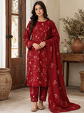 ANEELA’s | LUXURY DHANAK EMBROIDERED UNSTITCHED 3pc | SL-944
