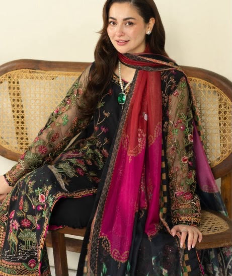 MARYAM&MARIA | LUXURY EMBROIDERED DHANAK 3pc | SL-933