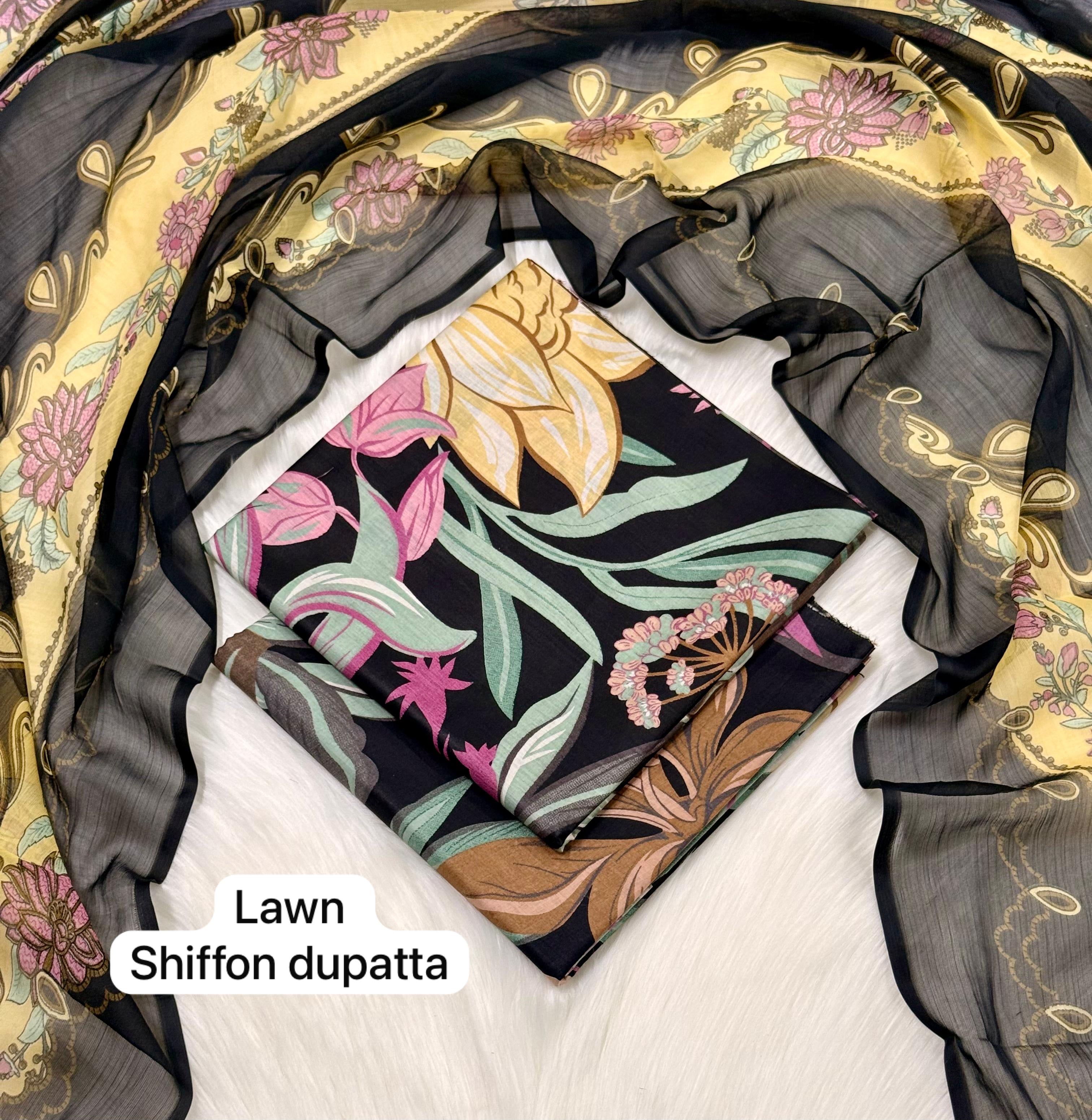 BAROQUE | Digital Printed Lawn 3pc | SL290