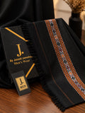 J. PREMIUM MEN’S WOOL SHAWL | JET BLACK | SL-5584