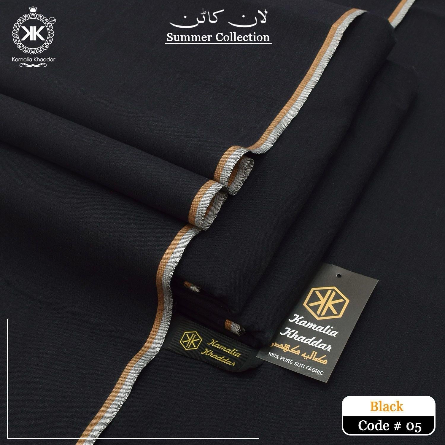 Summer Heritage Khaddi | Black | SL-123