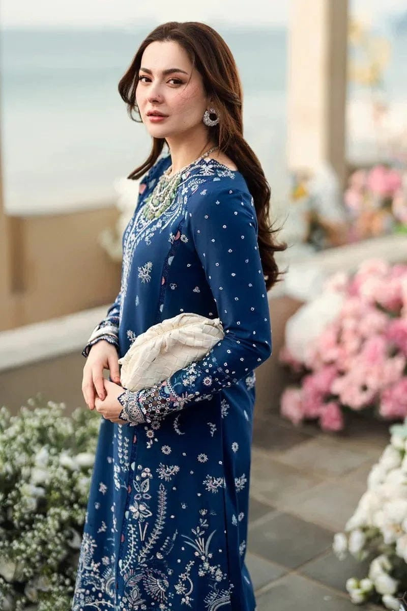 AURORA-QALAMKAR LUXURY EMBROIDERED LAWN 3pc (SL-2691)