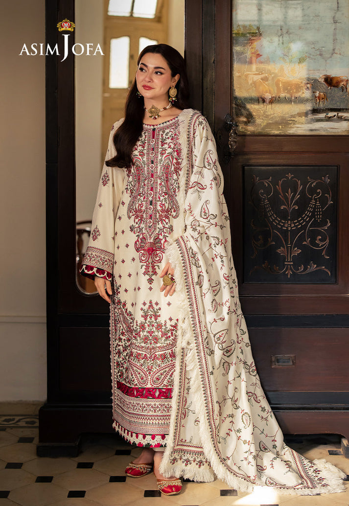 ASIM JOFA | EMBROIDERED LAWN UNSTICHED 3pc | SL-5298