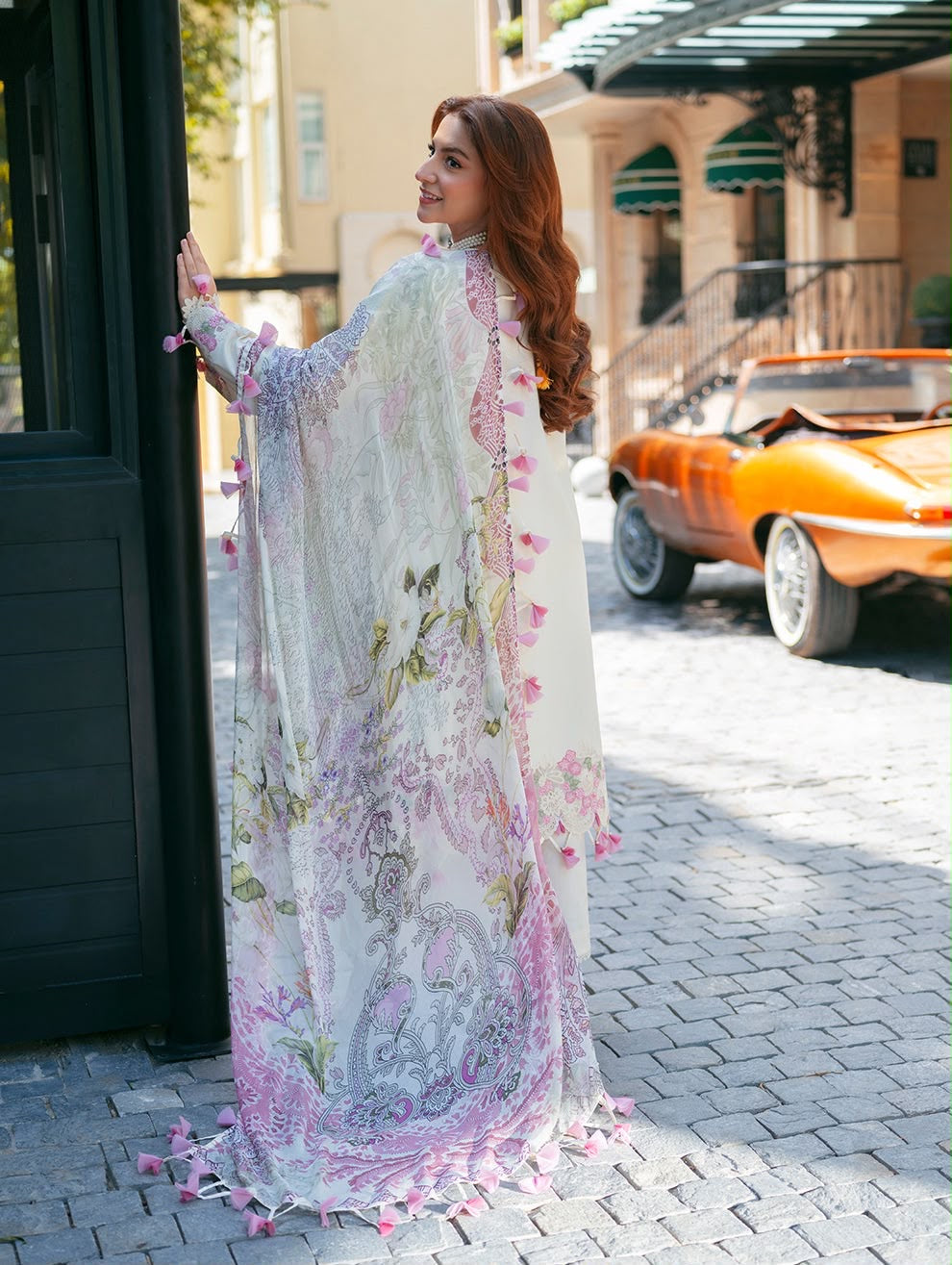 DANIA | LUXURY EMBROIDERED DHANAK UNSTICHED 3pc | SL-503