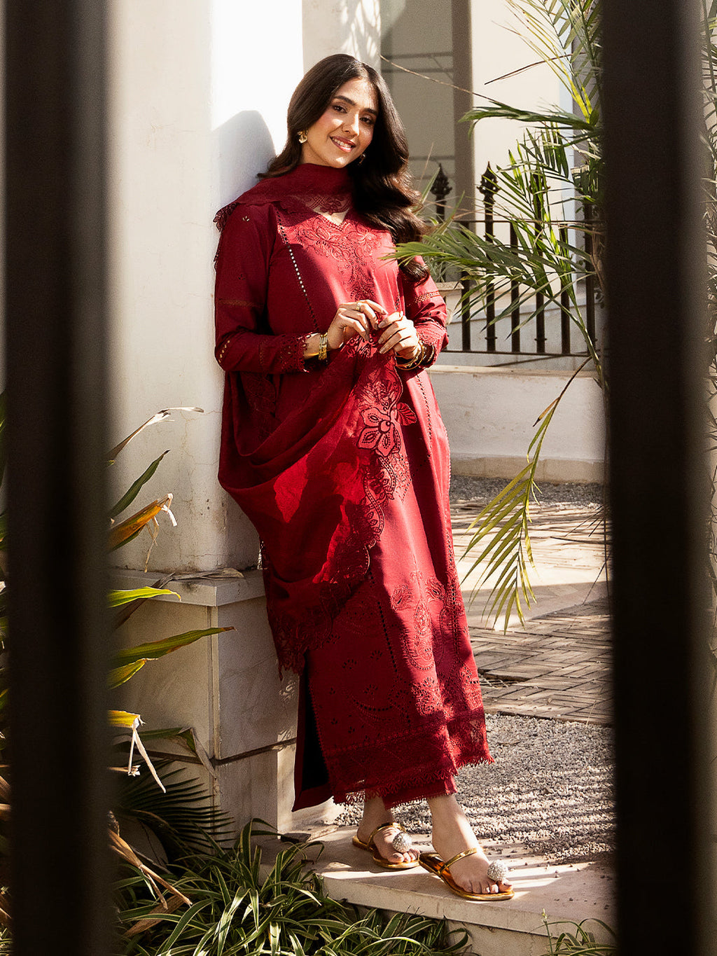 IZEL | RAHMA | FESTIVE COLLECTION | EMBROIDERED 3pc | SL-348