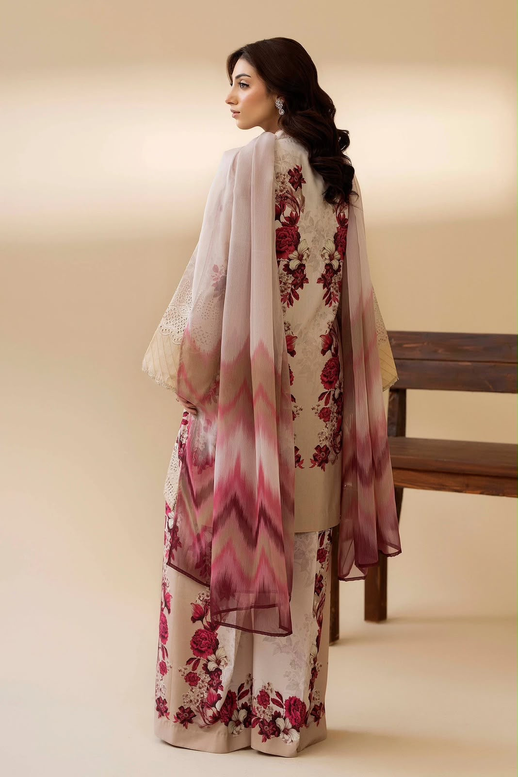 ADAN LIBAS | PRINTED EMBROIDERED LAWN 3pc | SL-657