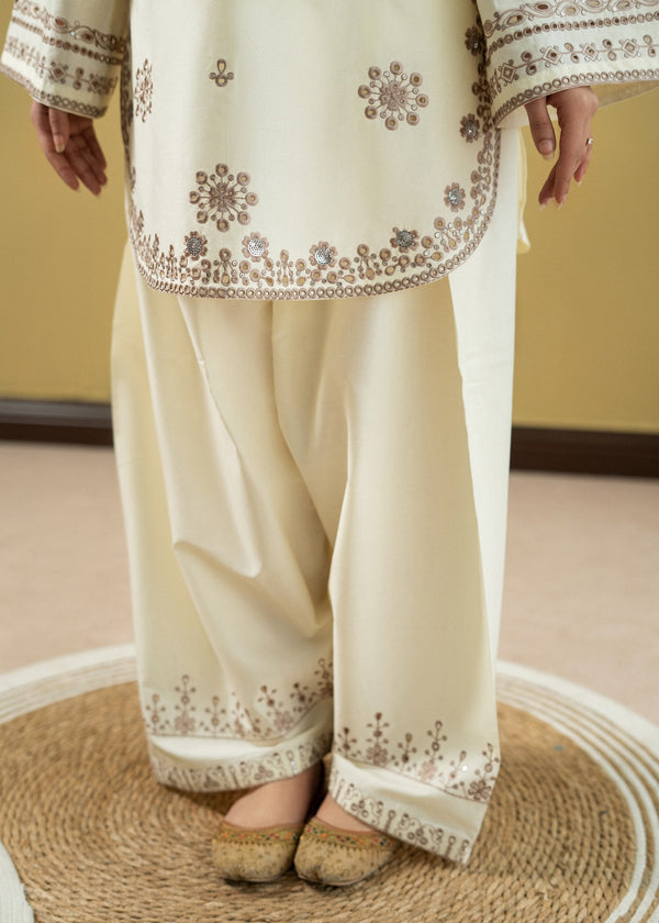 URGE | LUXURY EMBROIDERED DHANAK UNSTICHED 2pc | SL-6283