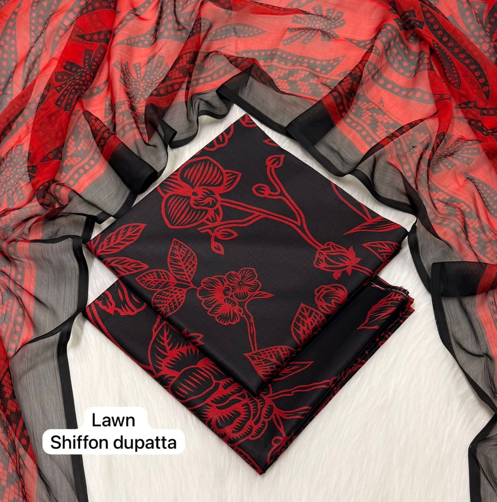 XENIA | Digital Printed Lawn 3pc | SL222