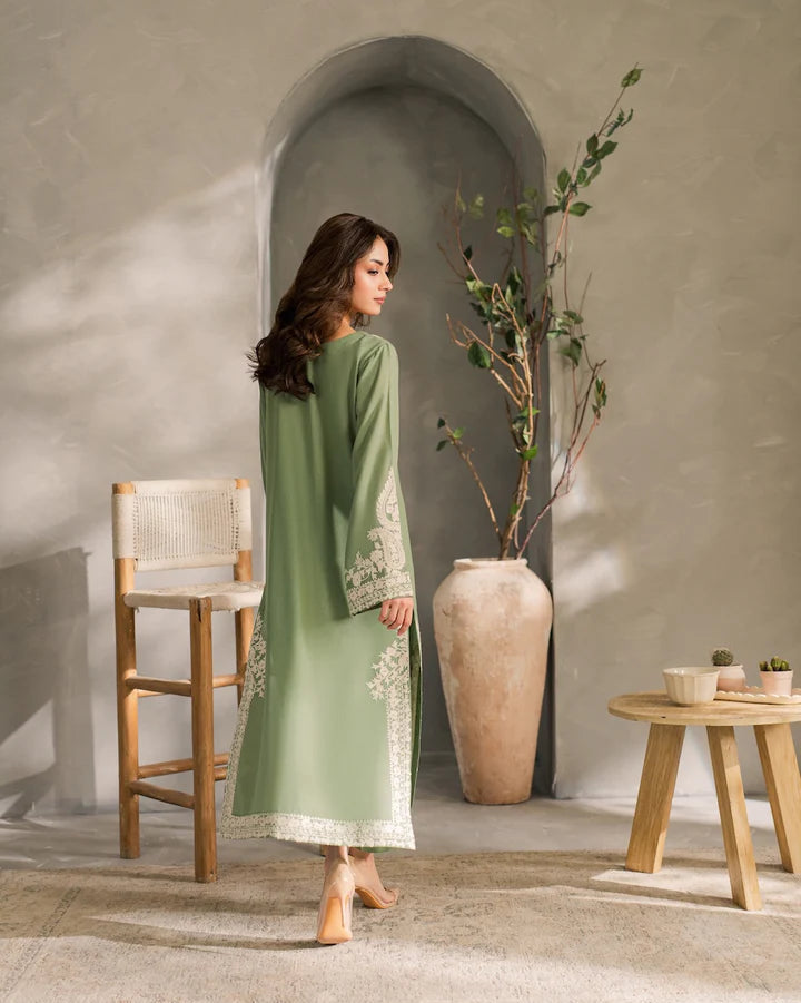 SAGE-Batik EMBROIDERED 3pc (SL-1220)