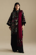 MIRHA | ZS | LUXURY EMBROIDERED DHANAK UNSTITCHED 3pc | SL-7369