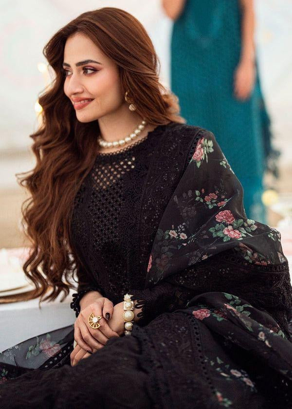 SANA-NUREH-EMBROIDERED LAWN UNSTICHED 3pc (SL-5014)