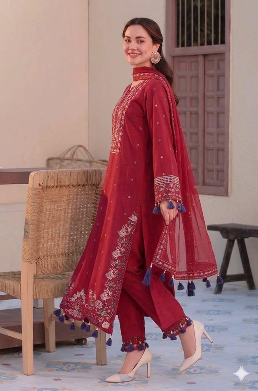 JADE | EMBROIDERED LAWN UNSTITCHED 3pc | SL -1920