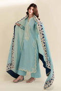 ZAIB | LUXURY EMBROIDERED DHANAK UNSTICHED 3pc | SL-902