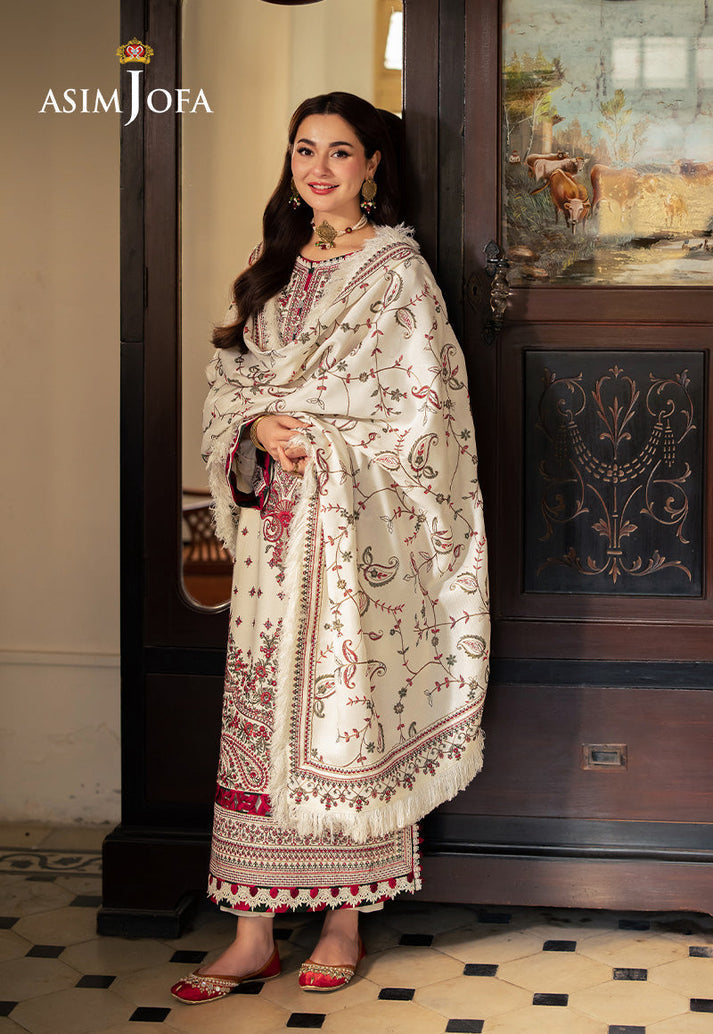 ASIM JOFA | EMBROIDERED LAWN UNSTICHED 3pc | SL-5298