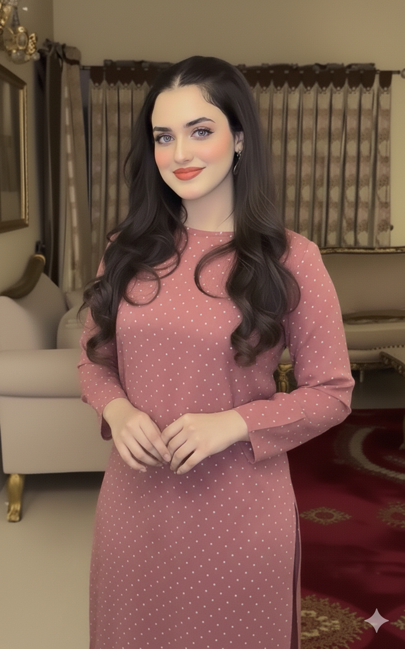 Luxury Sheesha Silk unstiched 2pc (Dusty Pink) SL-1962