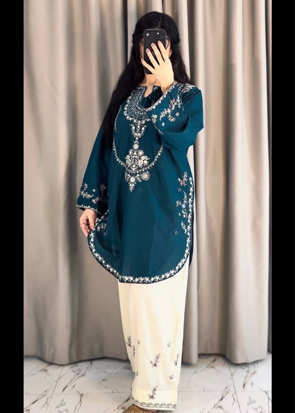 URGE | SILK EMBROIDERED 2pc | SL-1264