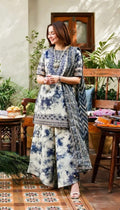 SAPHIRE PRINTED EMBROIDERED LAWN 3pc (SL-1258)