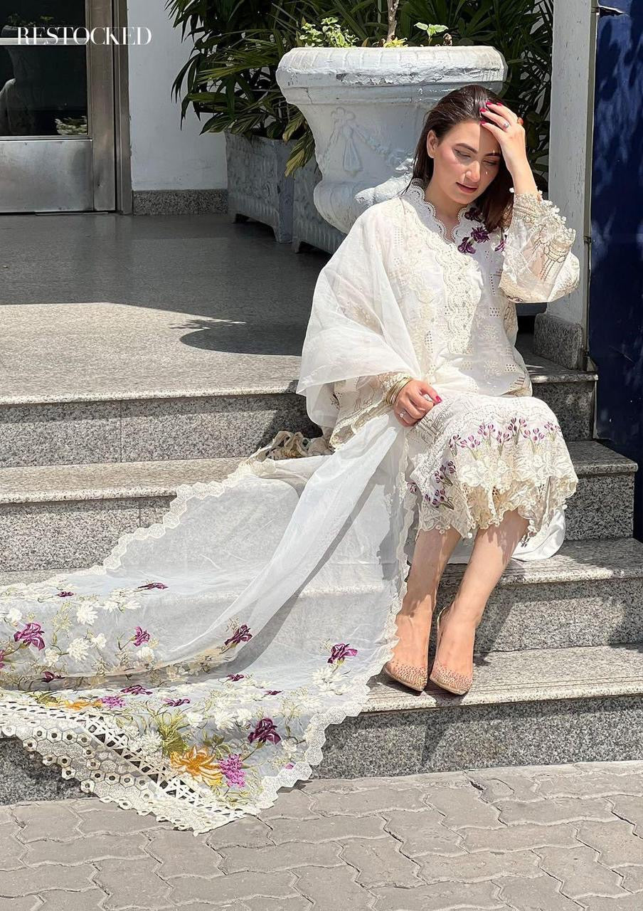 ELAF PREMIUM LAWN EMBROIDERED 3pc (SL-447)