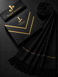 J. PREMIUM WOOL SHAWL | SL-646 | Black
