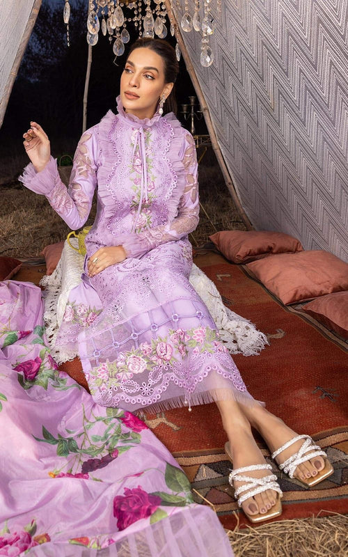 ASIFA NABEEL LUXURY EMBROIDERED LAWN UNSTICHED 3pc (SL-5013)