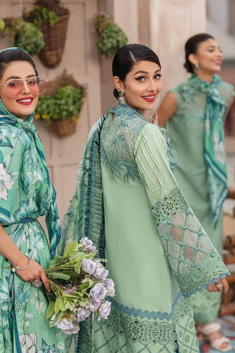 MUSHQ LUXURY LAWN EMBROIDERED 3pc (SL-1203)