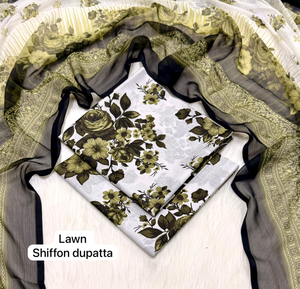 PAYAL | Digital Printed Lawn 3pc | SL-1891