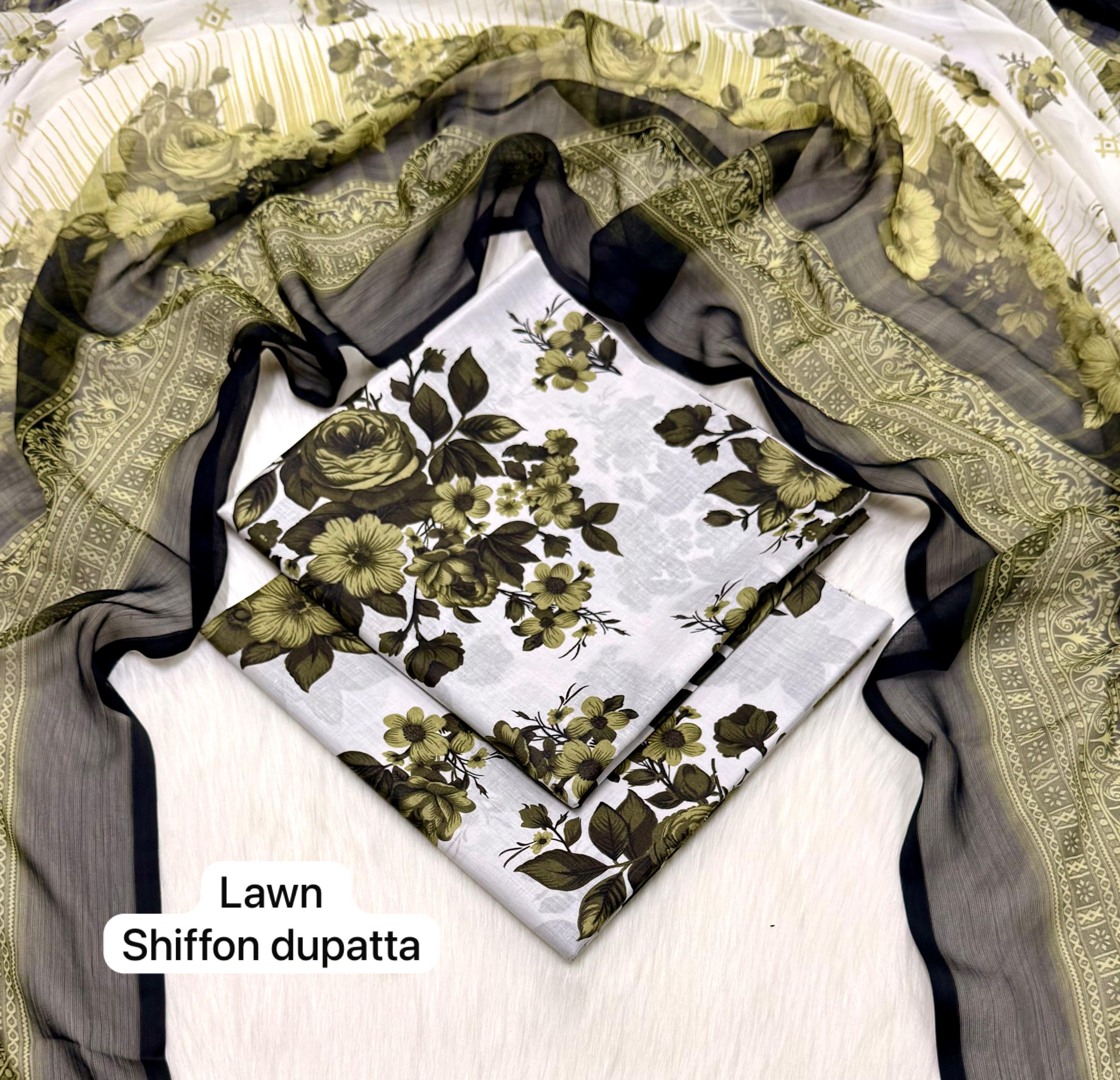 PAYAL | Digital Printed Lawn 3pc | SL-1891