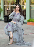 MUSHQ | LUXURY BORING EMBROIDERED DHANAK UNSTITCHED 3pc | SL-811