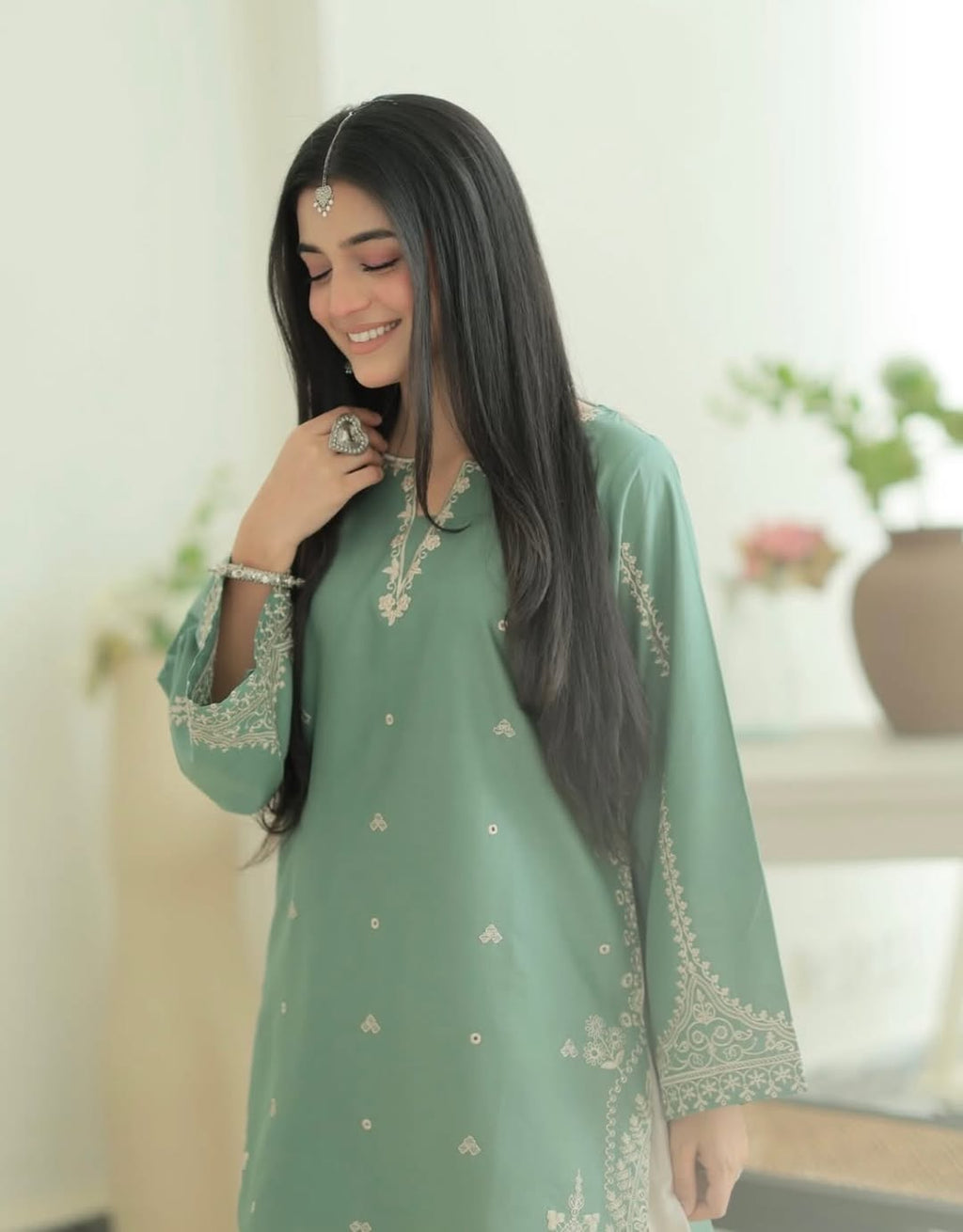 LAIBA | URGE | LUXURY EMBROIDERED DHANAK UNSTITCHED 2pc | SL-6027