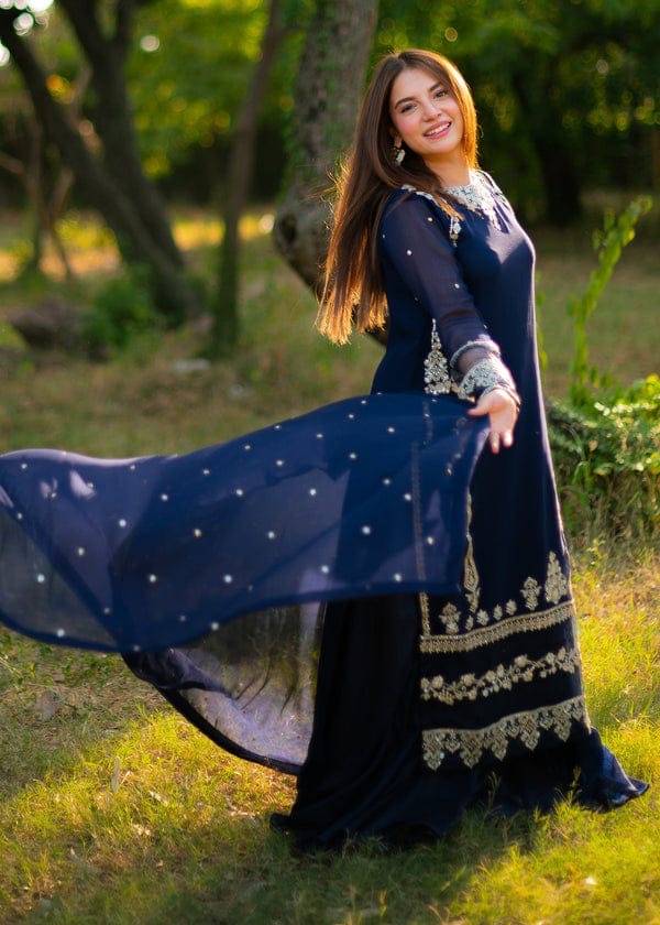 DANIA | LUXURY EMBROIDERED 3pc | SL-1021