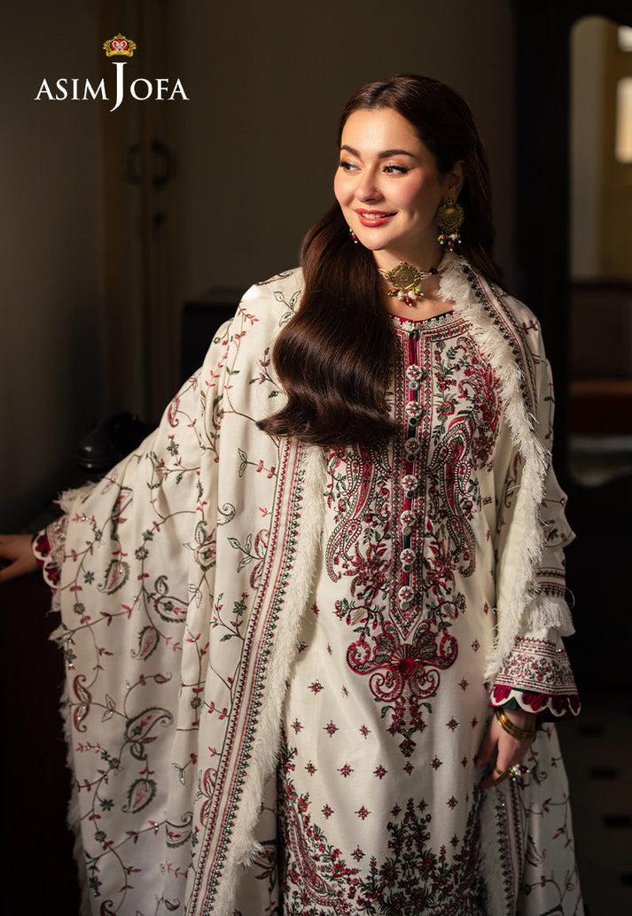 ASIM JOFA | EMBROIDERED LAWN UNSTICHED 3pc | SL-5298