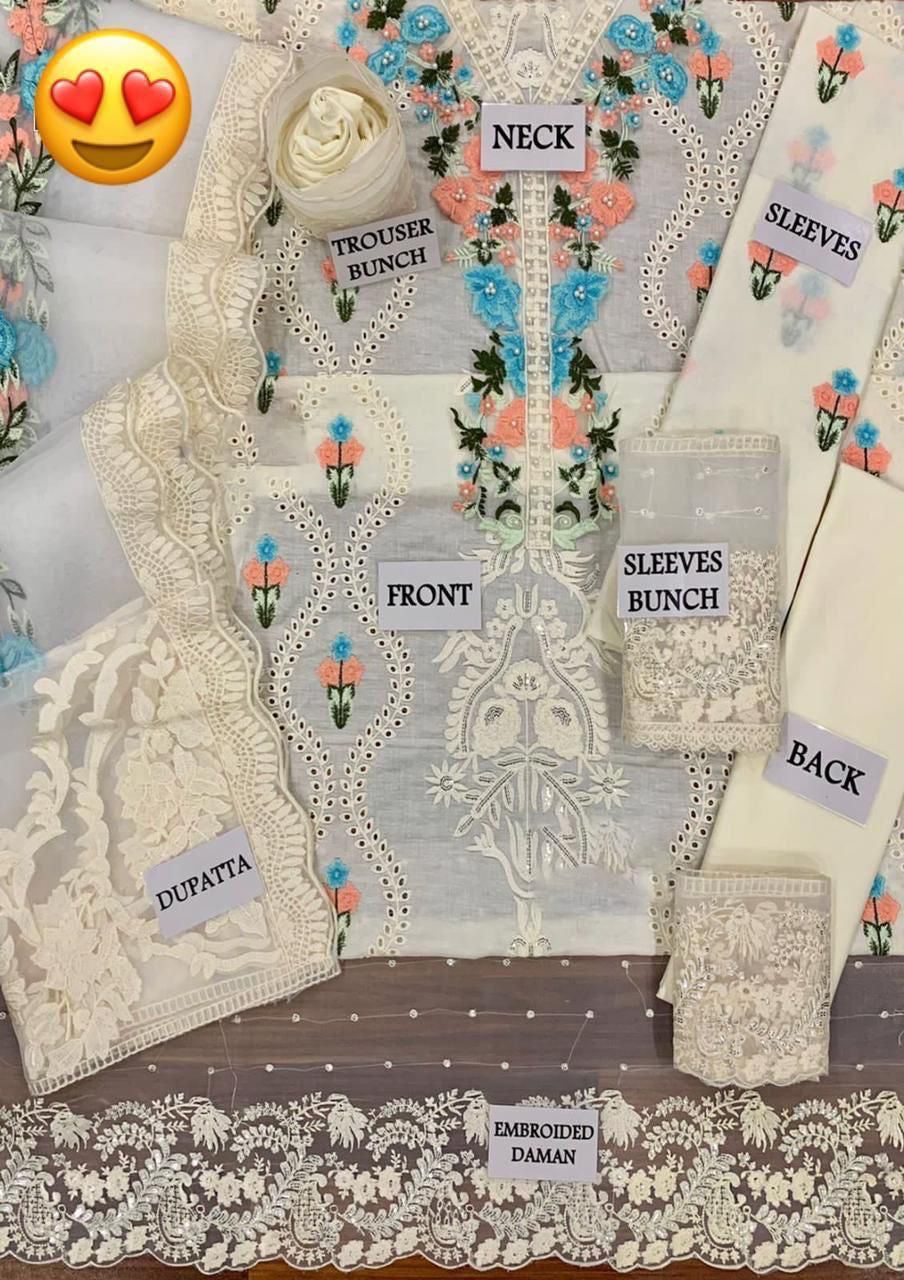 CRIMSON HEAVY EMBROIDERED LAWN 3pc (SL-1111)