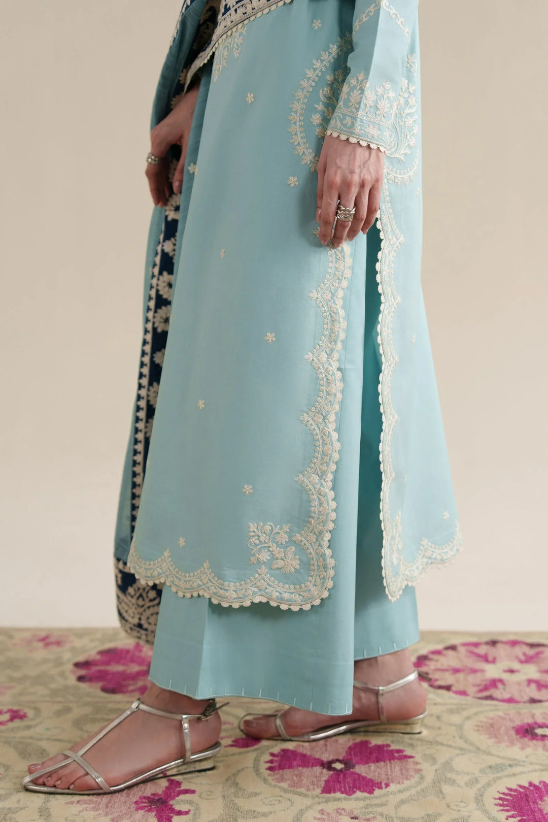 ZAIB | LUXURY EMBROIDERED DHANAK UNSTICHED 3pc | SL-902