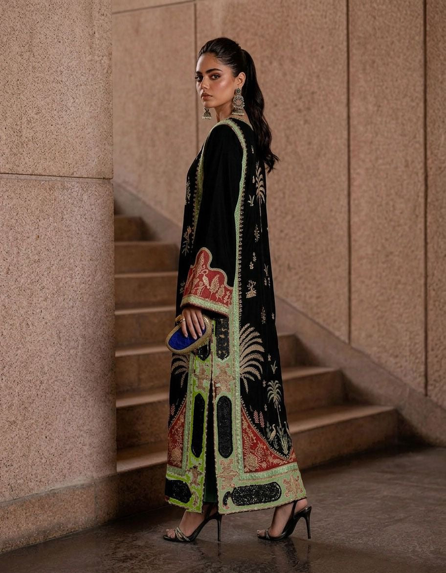 ETHNIC | FESTIVE SILK EMBROIDERED 3pc | SL-1231