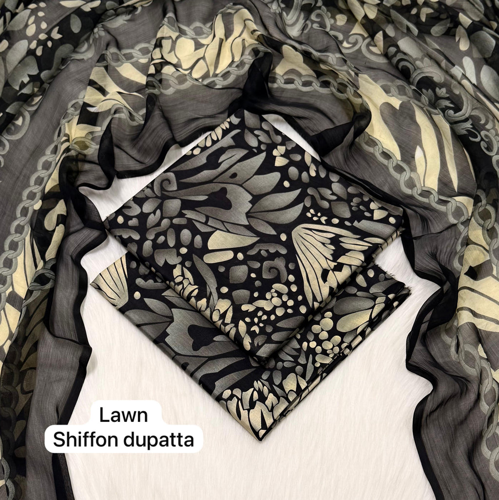 MPrints | Digital Printed Lawn 3pc | SL225