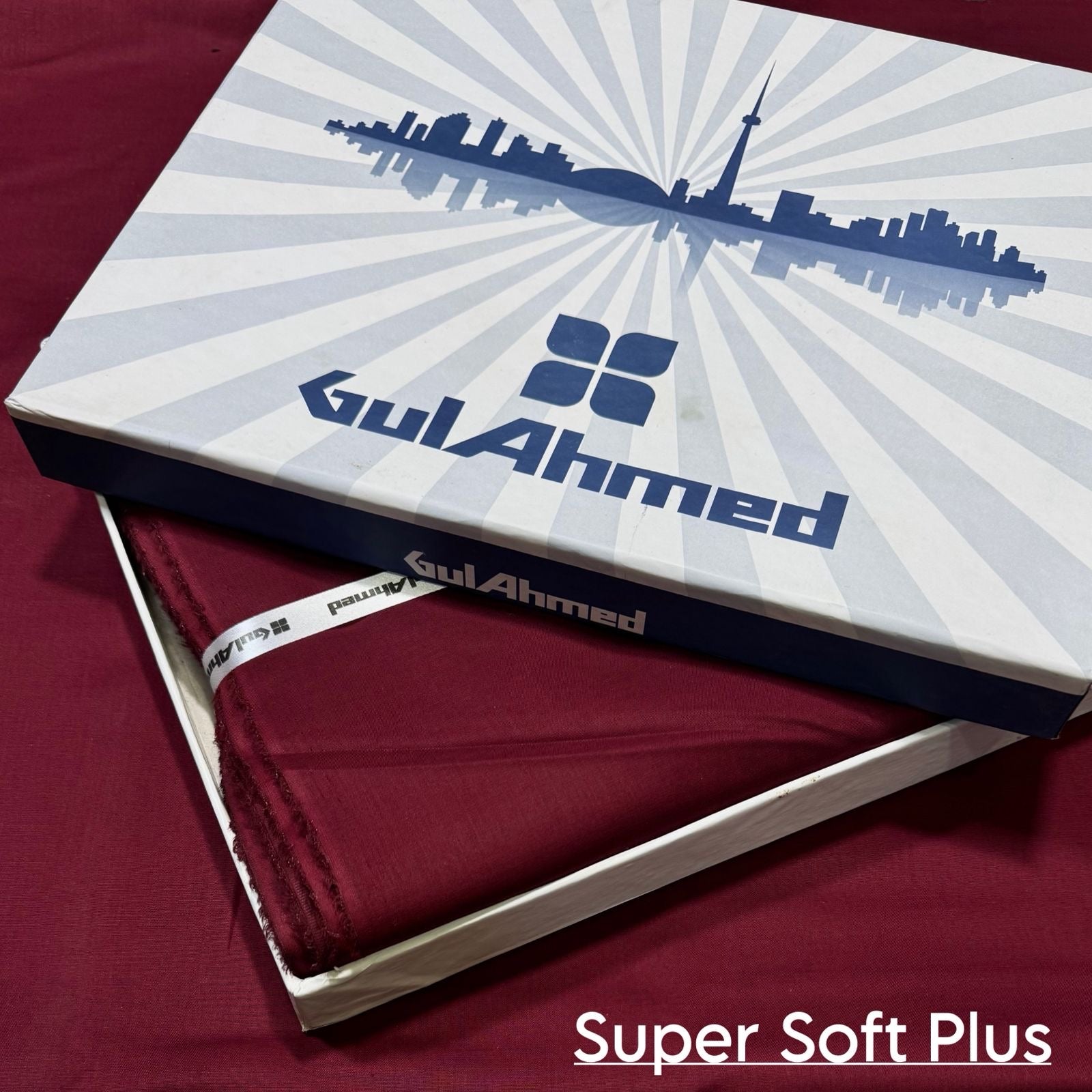 GUL AHMED MEN’S SOFT COTTON (Maroon)