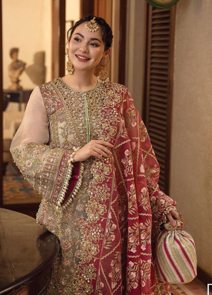 CRIMSON | LUXURIOUS EMBROIDERY 3pc | SL-1056