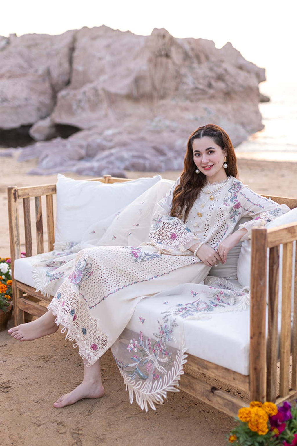 QALAMKAR | LUXURY EMBROIDERED DHANAK UNSTITCHED 3pc | SL-951