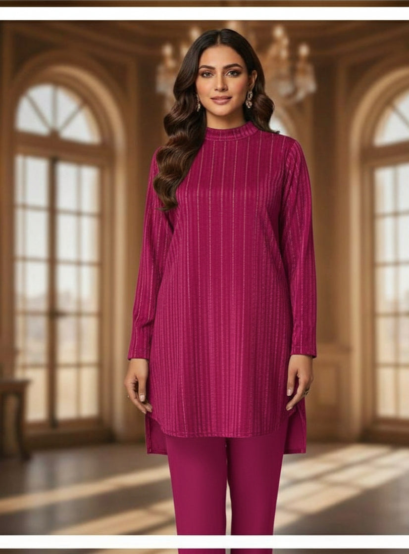 Lurex Velvet 2pc (Pink)