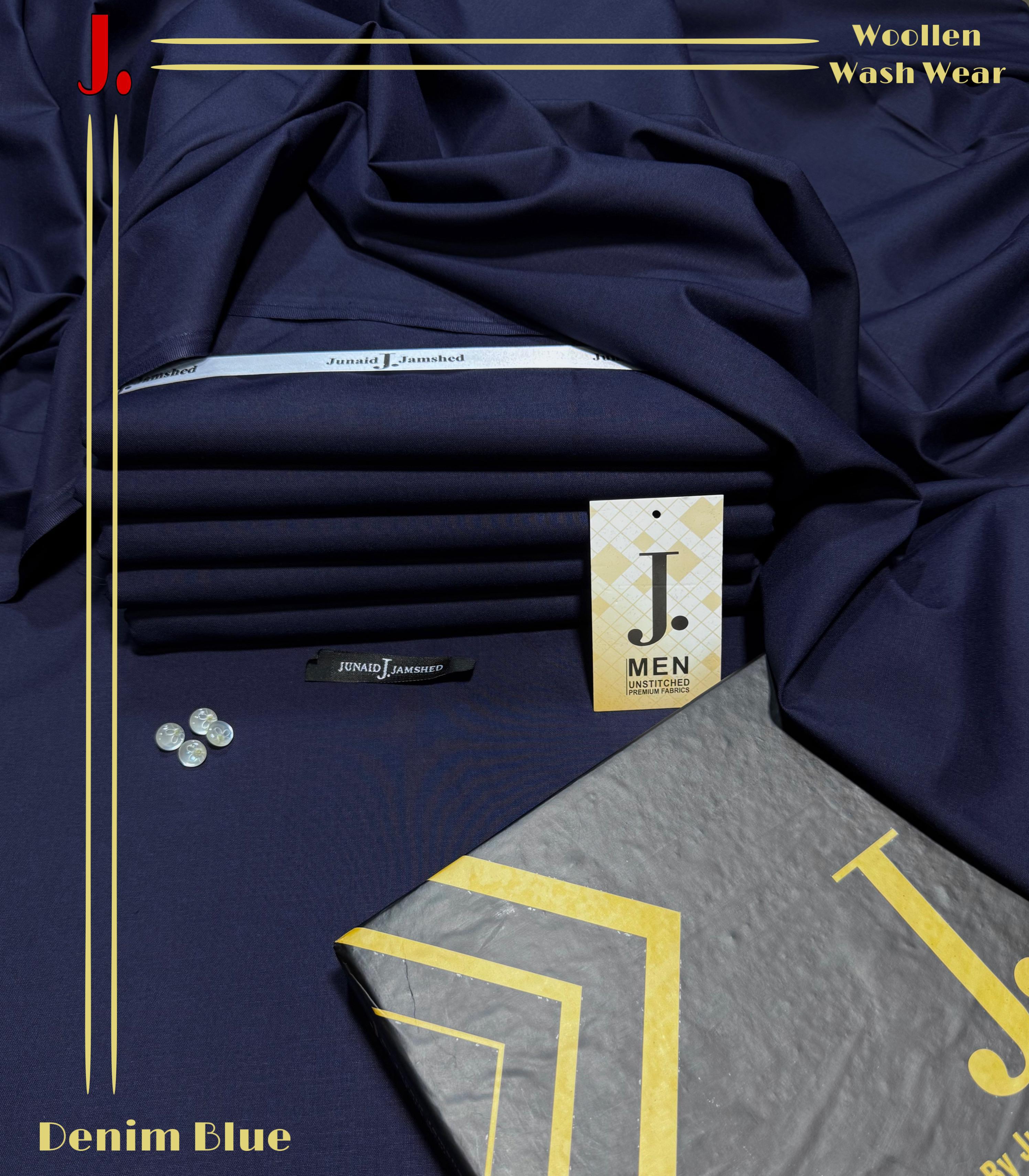 J. Woolen Wash&Wear (Denim Blue)